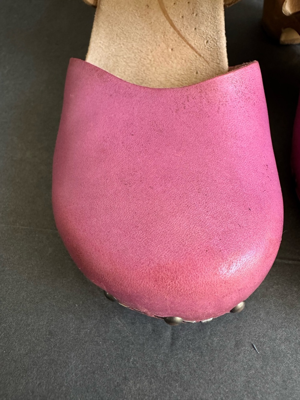 Dansko Thea Clogs Sandals Pink & Tan Leather Comfort Shoes Womens 40 - Picture 12 of 14